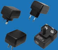 WALL-MOUNTED H-SERIES (USB INLET) Universal Switching Adaptors with Fixed AC Plugs (up to 8W)